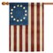 Toland Home Garden Vintage-Style Betsy Ross USA Flag Patriotic Outdoor Flag - 40" x 28"